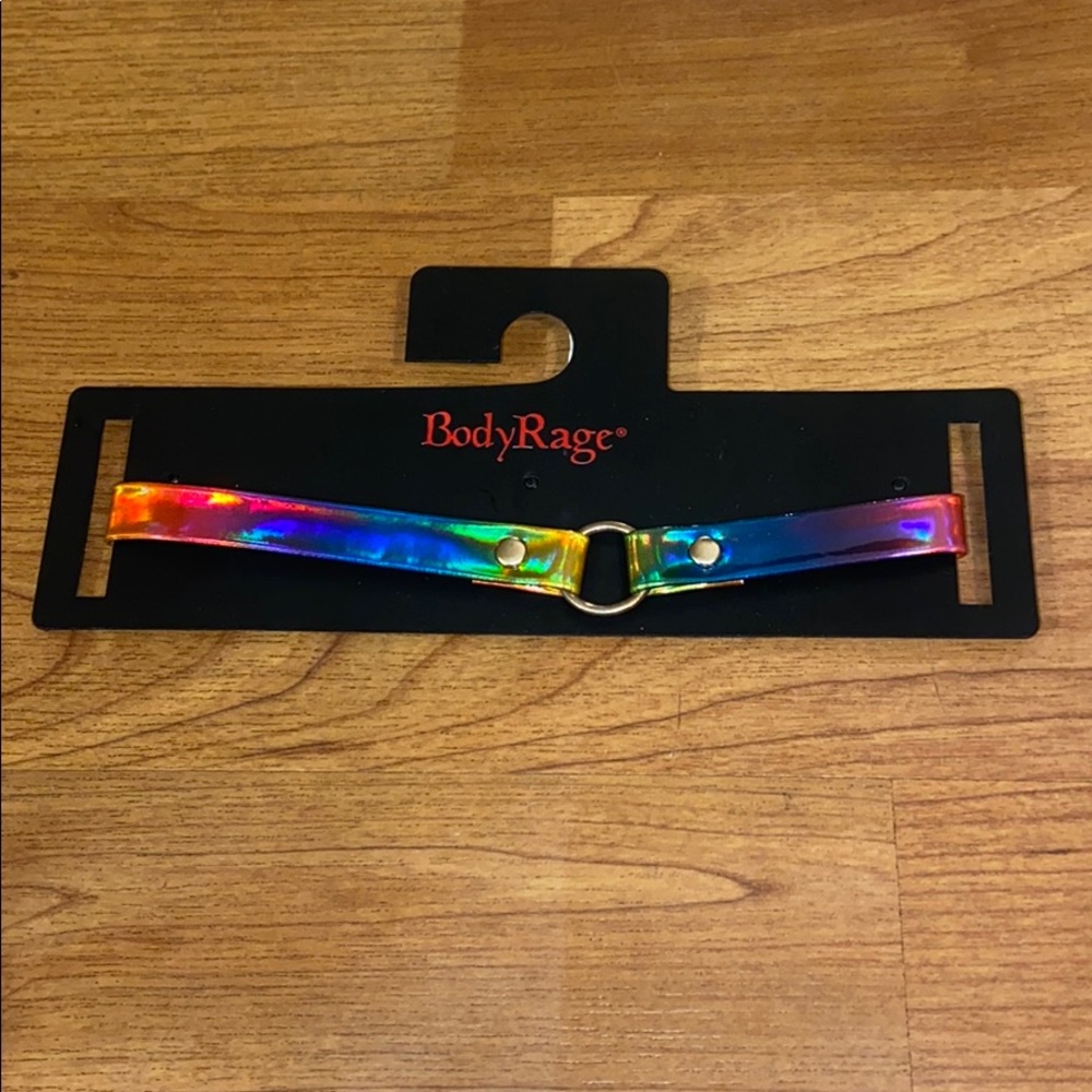 Rainbow Rave Choker